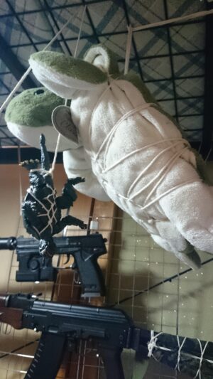 【画像】 覚えたての亀甲縛りを披露する
