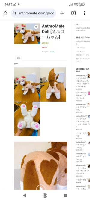 【画像】 新潟のラブドールメーカーさんのエッチなラブドール（16万円）🧸がこちら